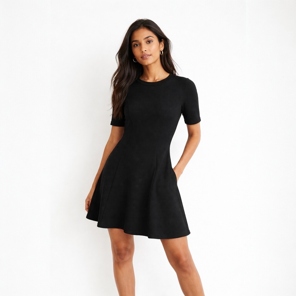 & Other Stories Black Dress
